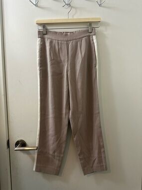 Babaton Taupe-Gray Pull-On Trousers